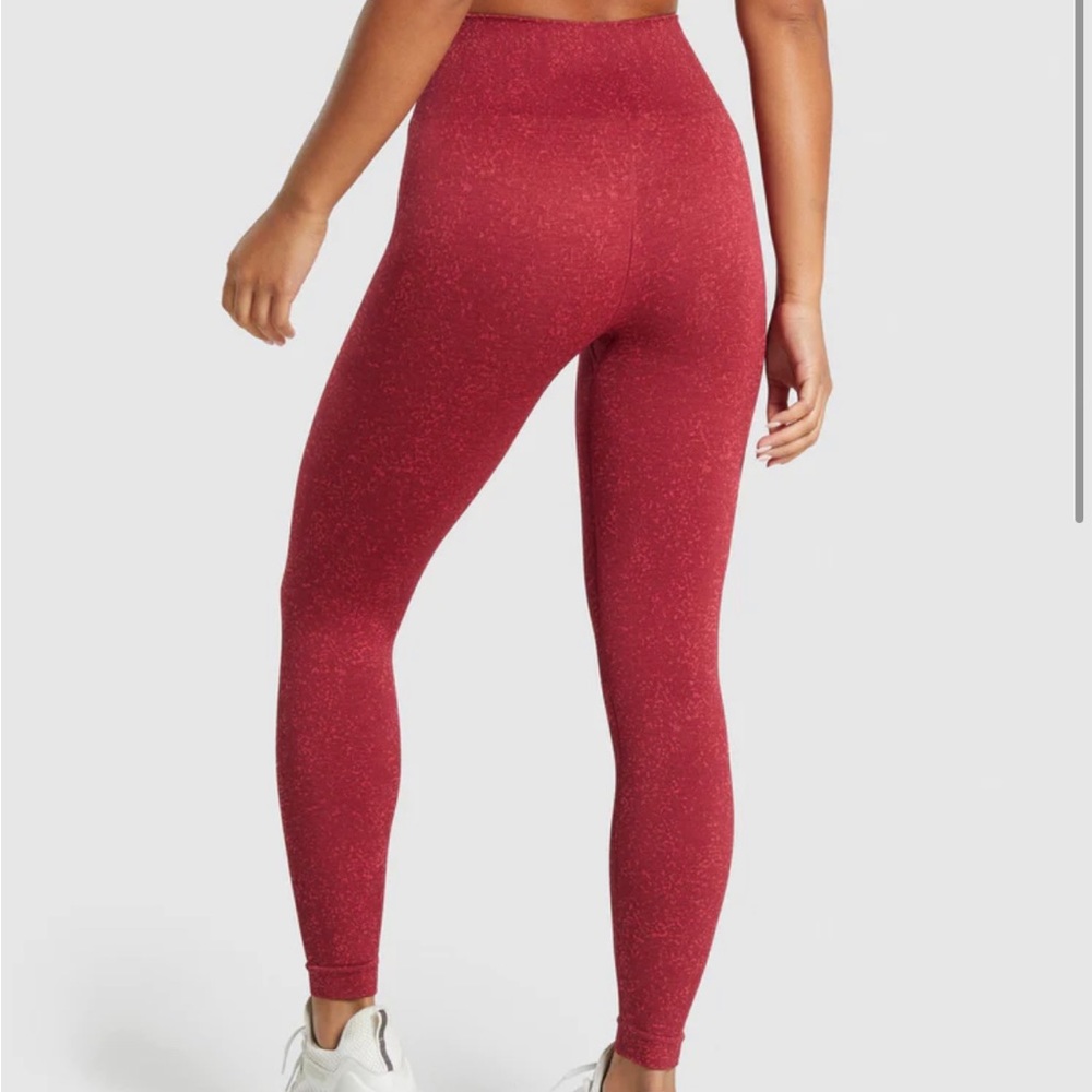 Gymshark Red Fleck Leggings